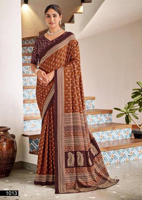 Lakhani bagru Affordable Saree wholesale